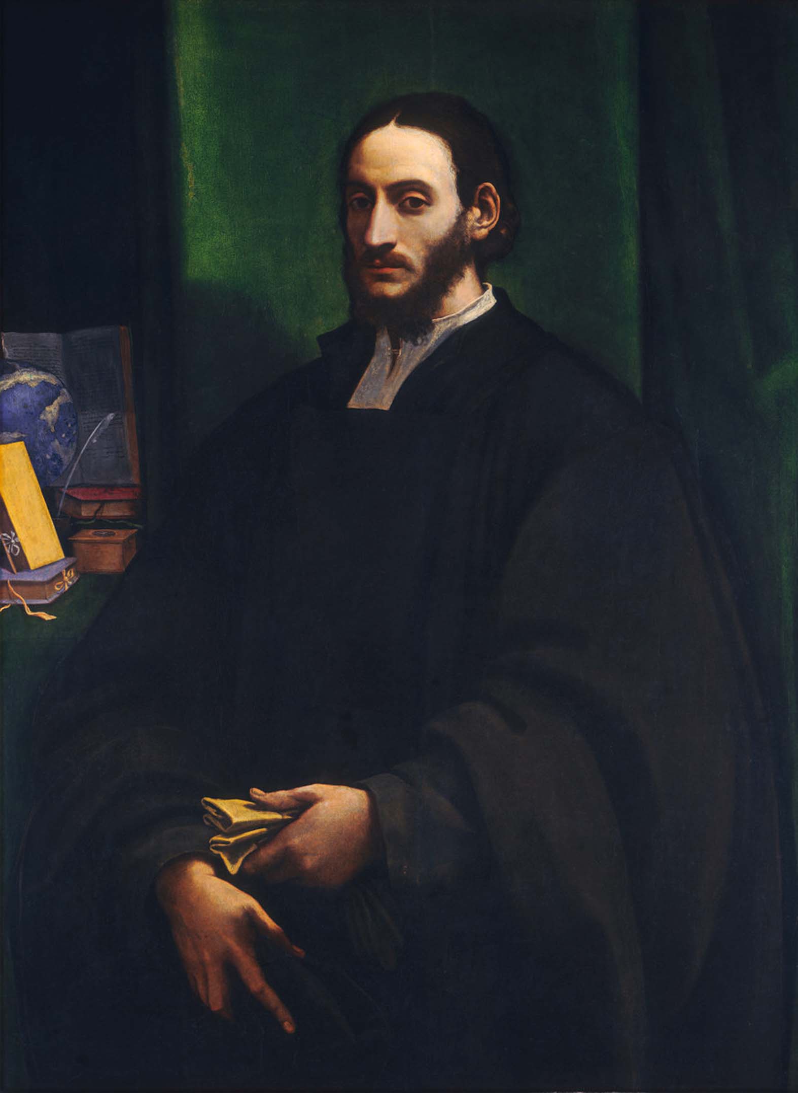 Portrait of a Humanist, by Sebastiano del Piombo, ca 1520. The subject is believed to be Leo Africanus, or al-Hasan al-Wazzan